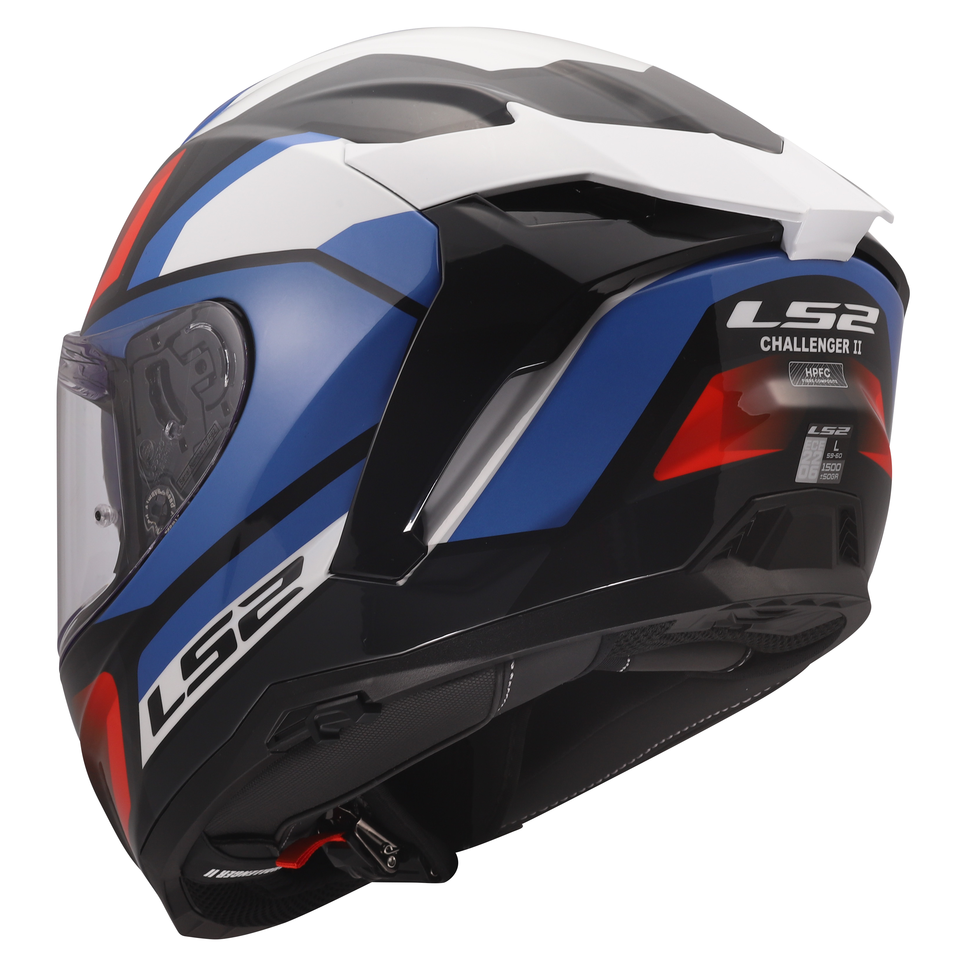 LS2 FF817 CHALLENGER II VIPER WHITE BLUE RED 168170726 (5)